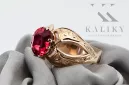 Ruby Original Vintage 14K Rose Gold Ring Vintage vrc135r